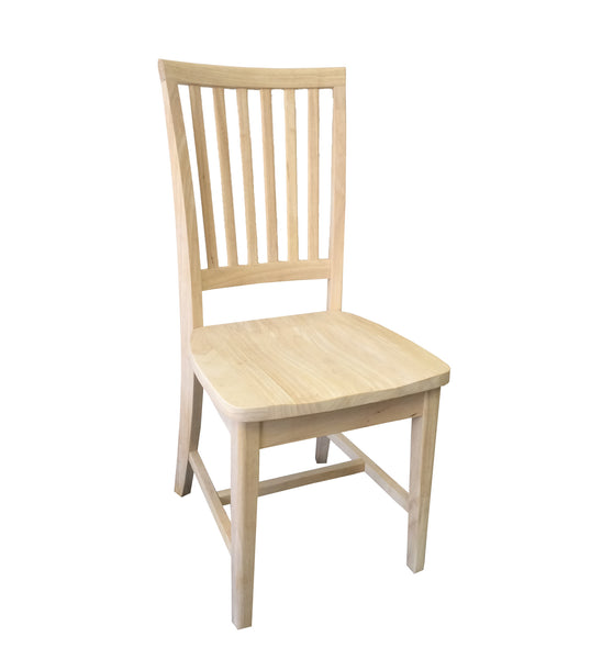 Unfinished oak best sale kitchen chairs